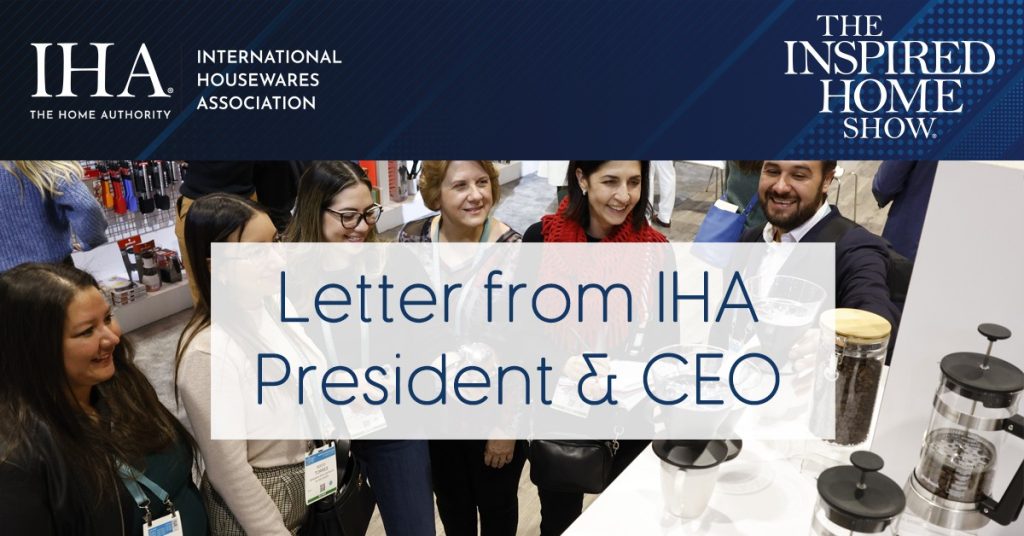 IHA CEO issues statement about The Inspired Home Show 2025 Housewares